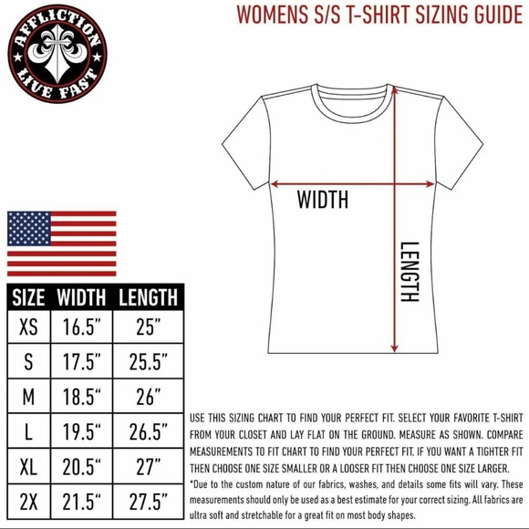 Sinful By Affliction Women's T-shirt Finch Biker Tattoo - Picture 4 of 8